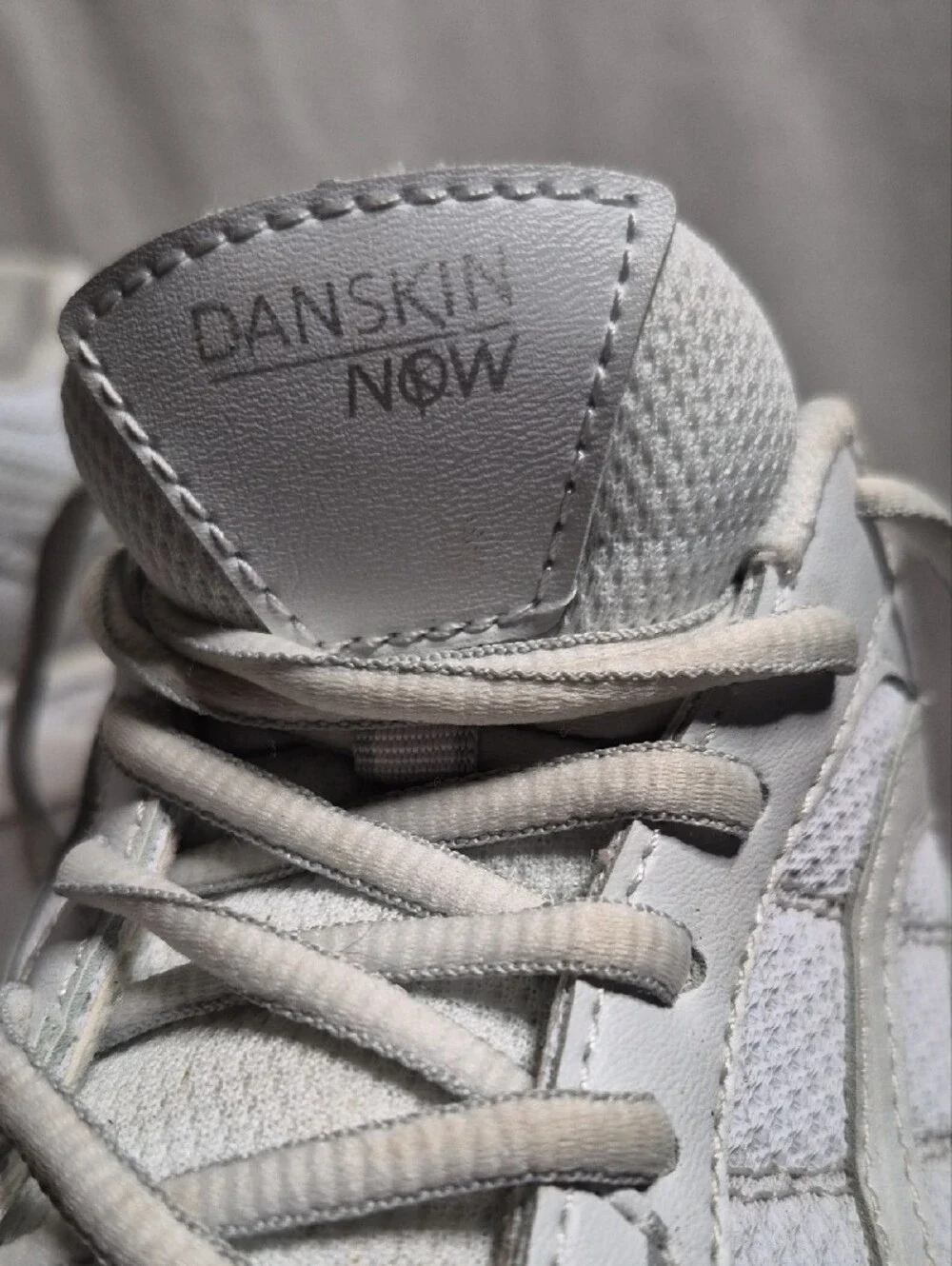 Danskin Now White Women's Athletic Lace-Up Sneakers